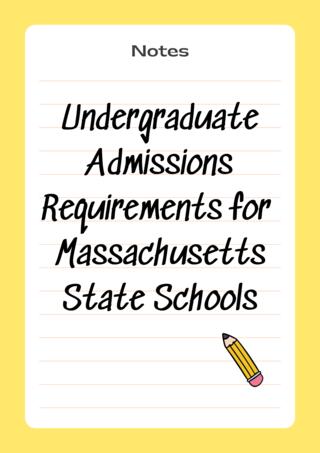 Undergraduate Admissions Requirements thumbnail