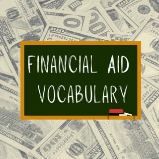Financial Aid Vocabulary thumbnail