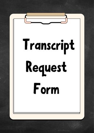 Transcript Request Form thumbnail